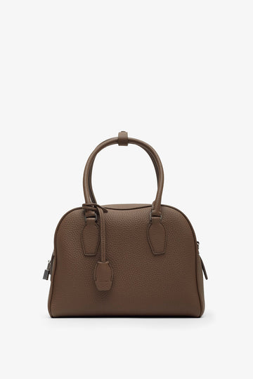 India 10.00 dark olive leather bag