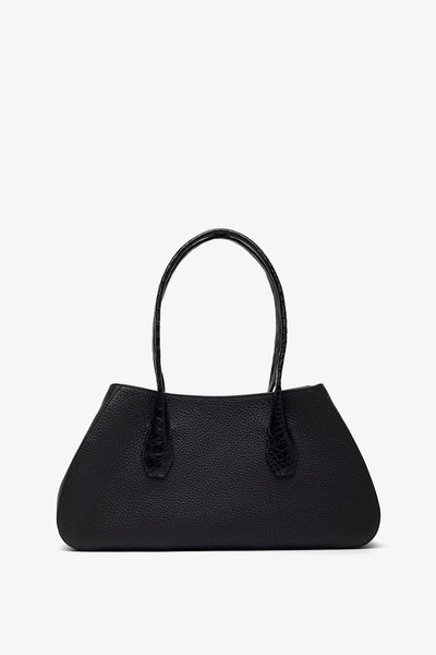 Alger contrast leather shoulder bag
