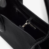 Alger contrast leather shoulder bag