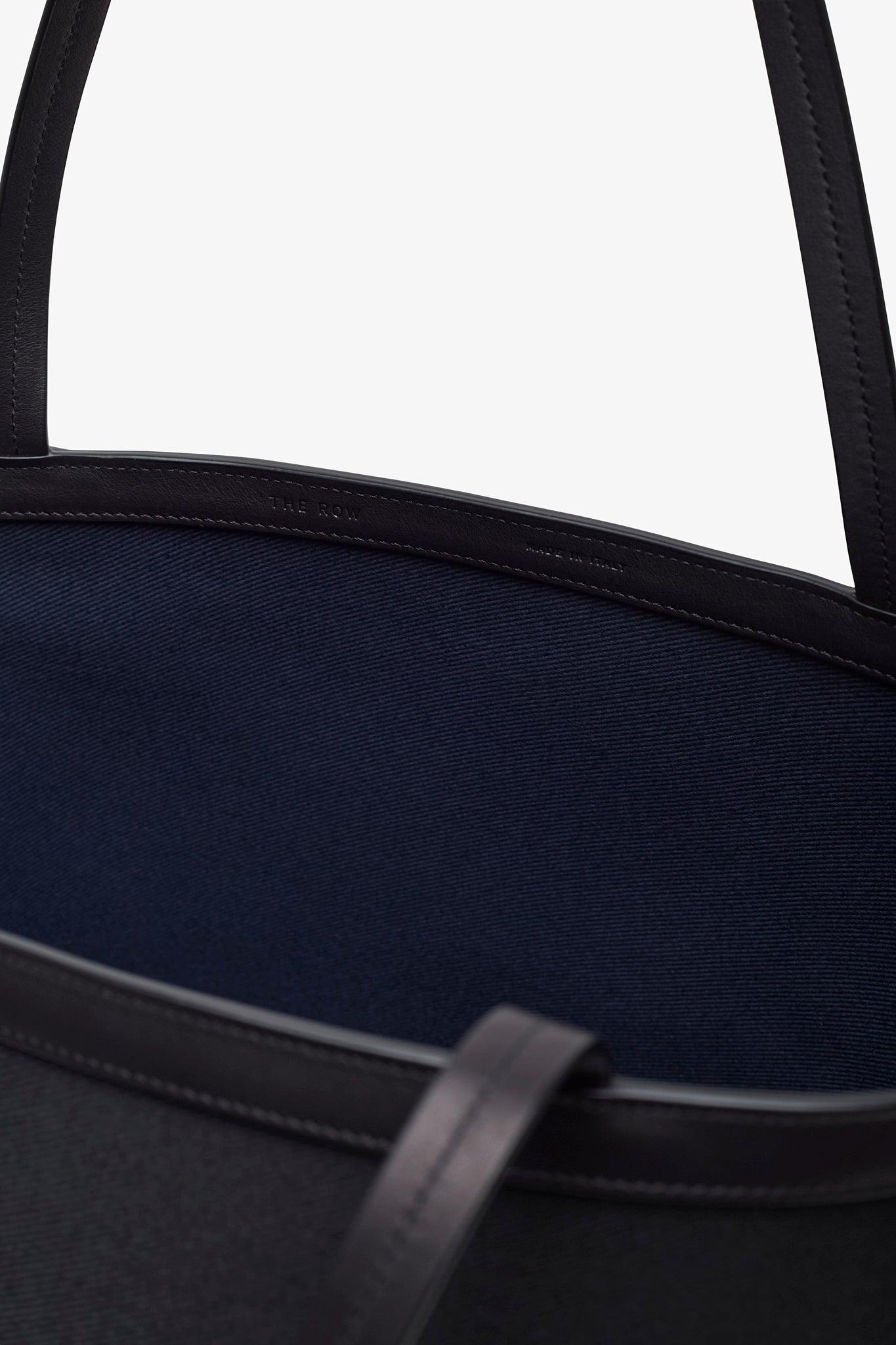 Park tote three black canvas bag