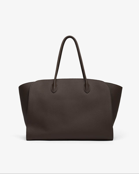 The Row | Marlo 17 brown leather bag | Savannahs