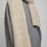 Luthgard beige cashmere scarf