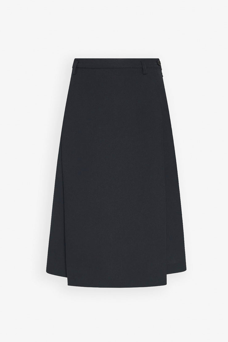 Azarion black wool skirt