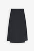 Azarion black wool skirt