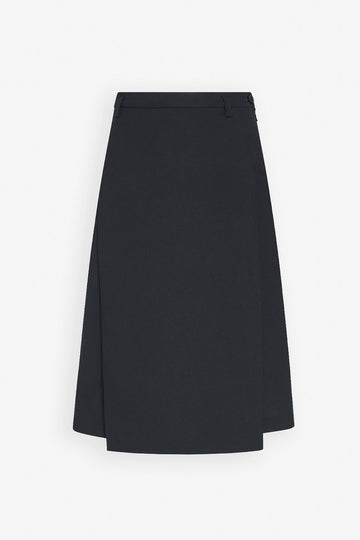 Azarion black wool skirt