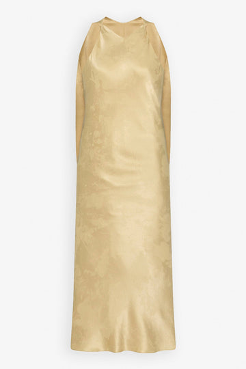 Baras textured crepe silk dress