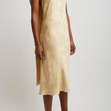 Baras textured crepe silk dress