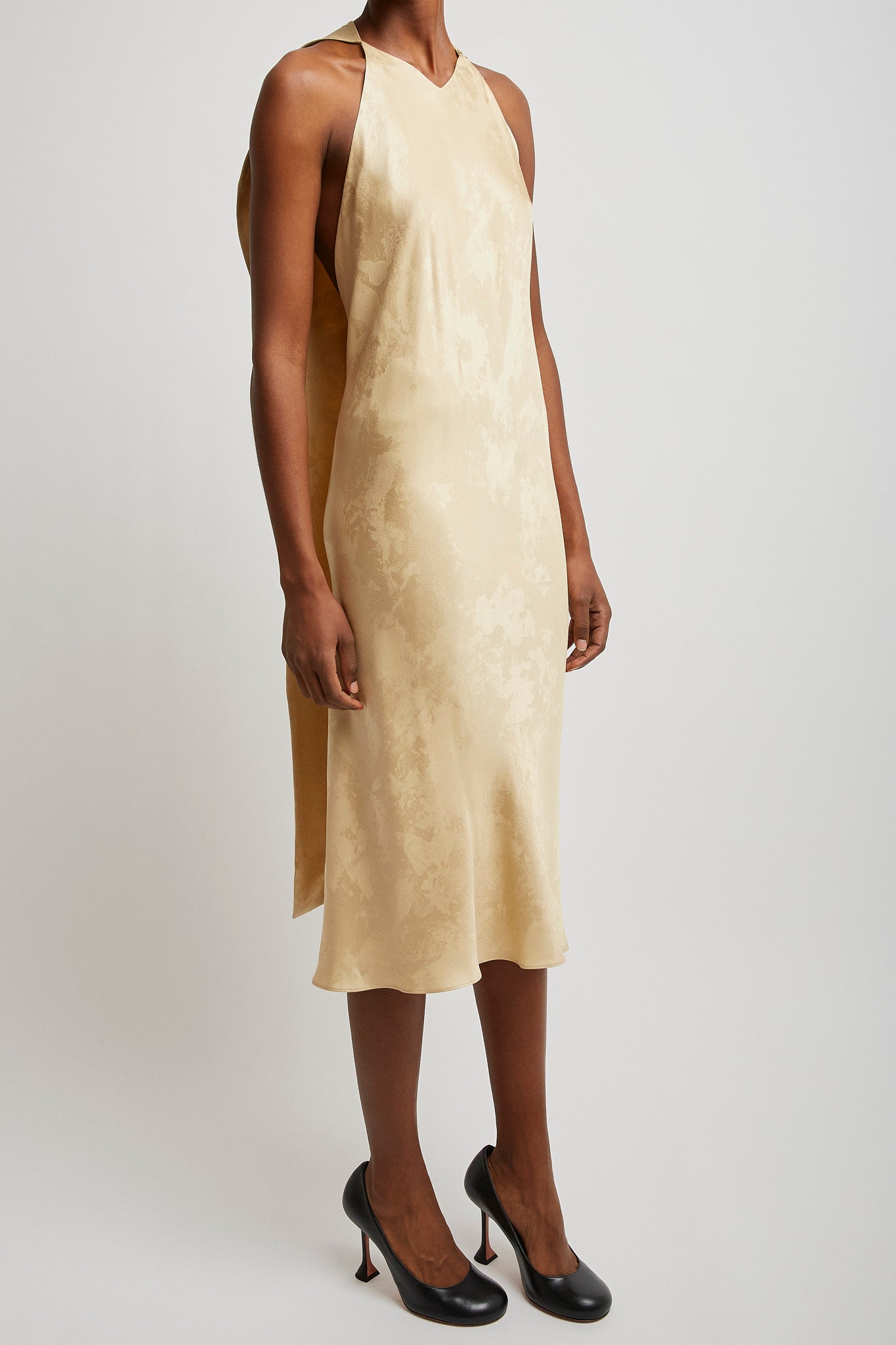 the row dress The Row - Meelo silk-crepe maxi dress