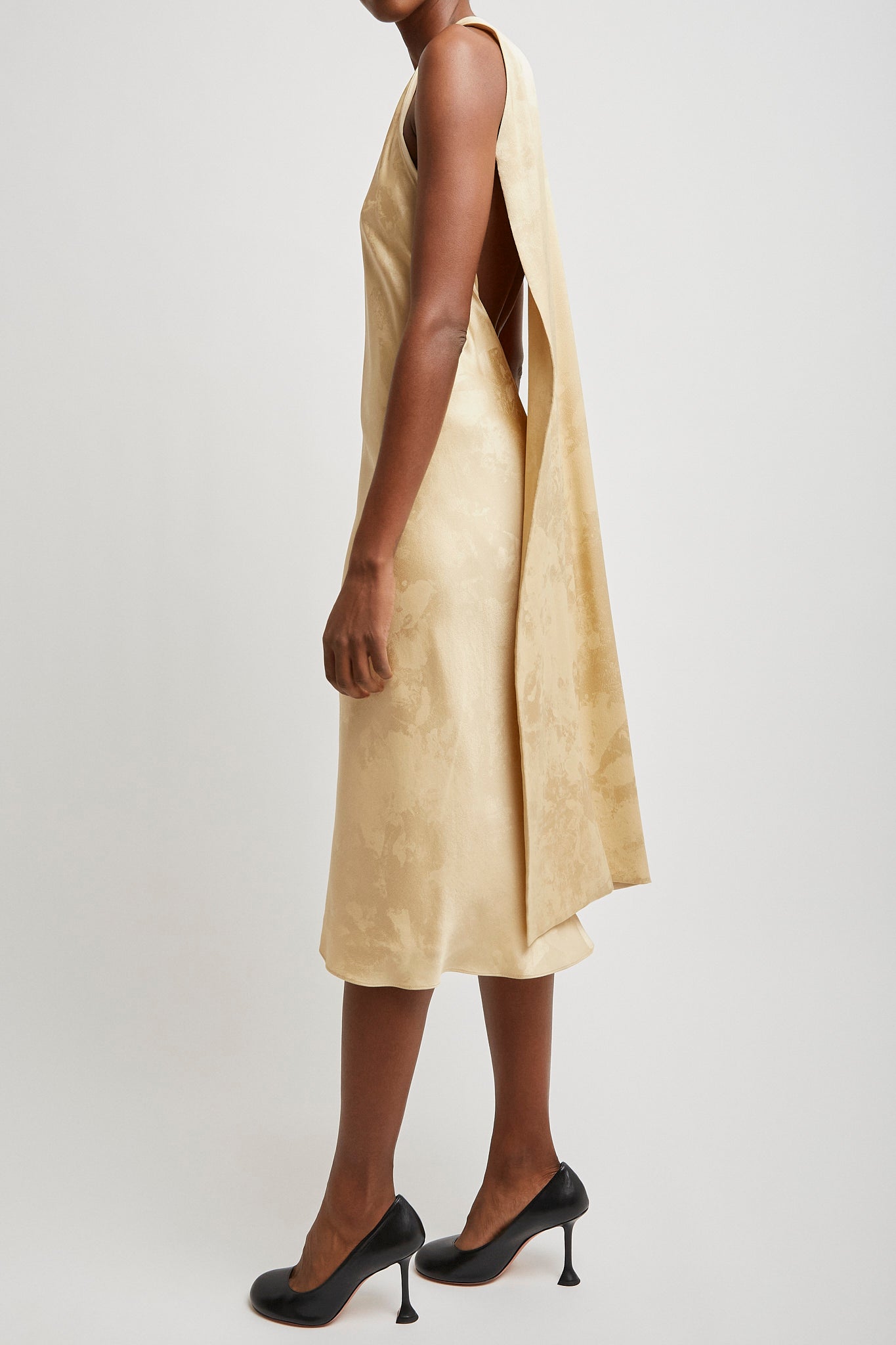 The Row | Baras textured crepe silk dress