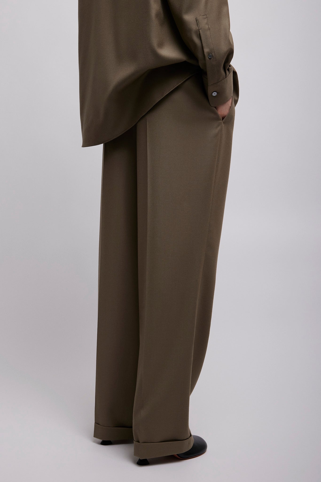 Sorina wool flannel pants