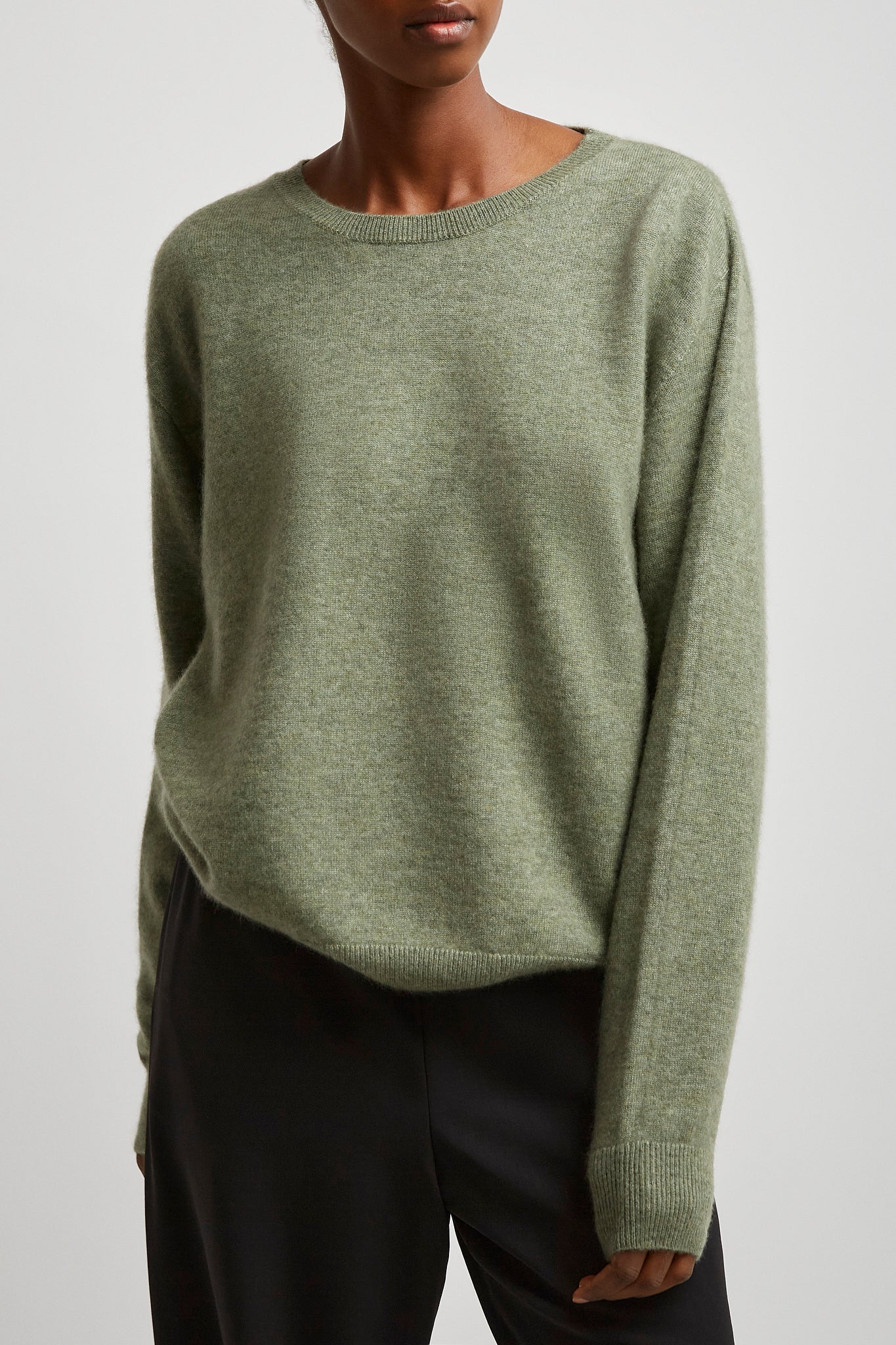 Lorynna sage cashmere sweater