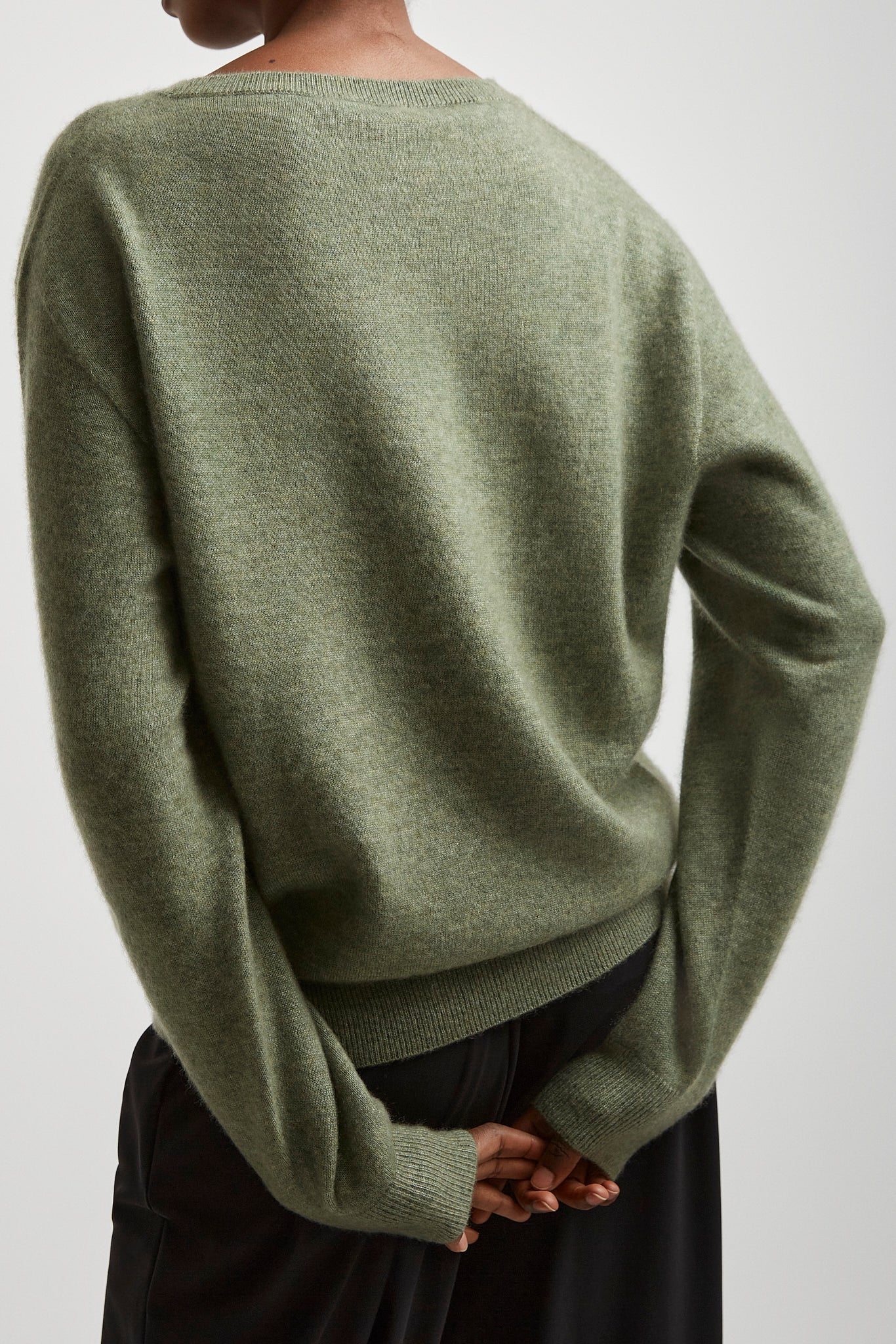 Lorynna sage cashmere sweater