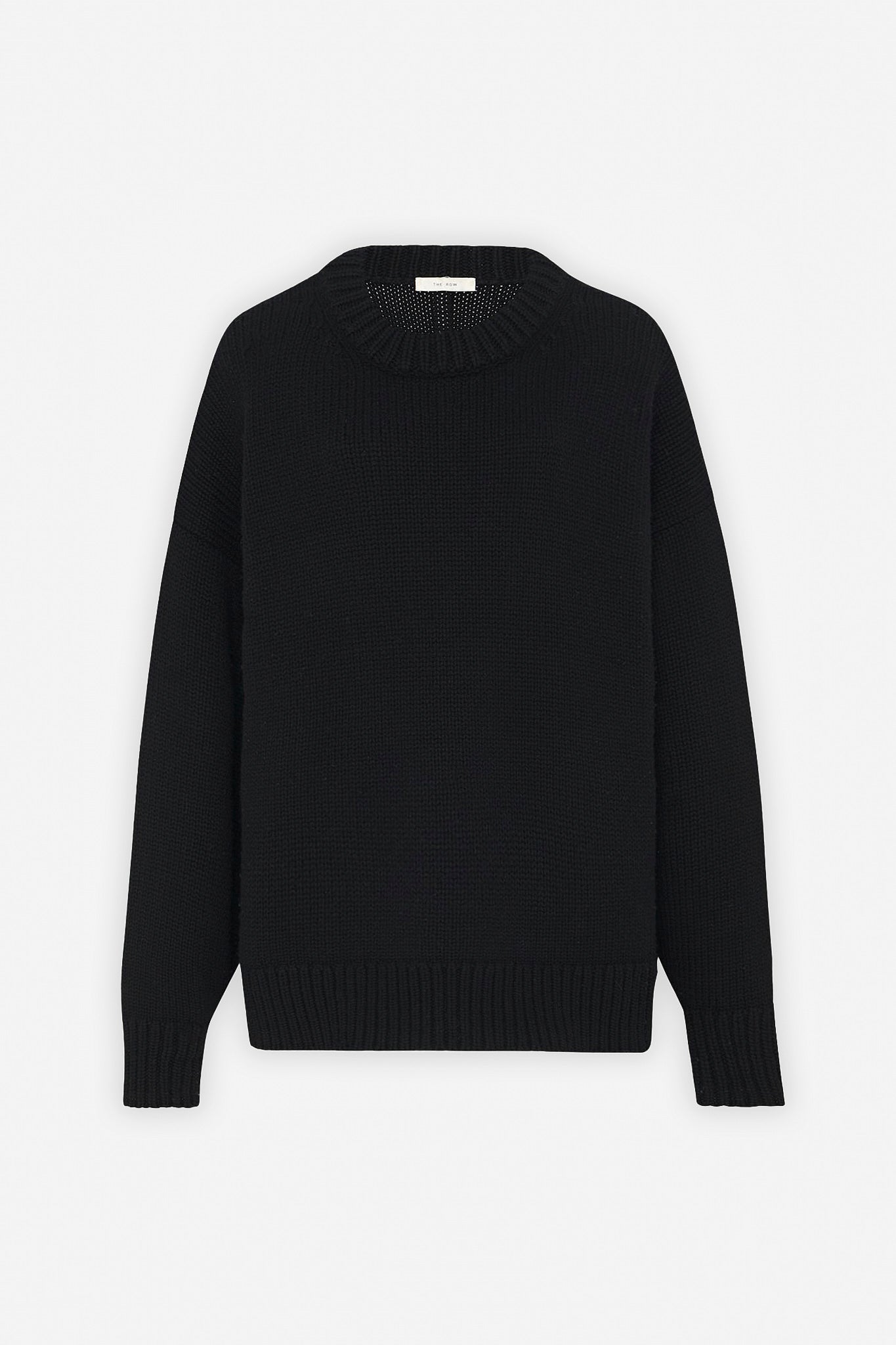 Ophelia black wool cashmere sweater