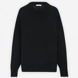 Ophelia black wool cashmere sweater
