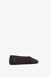 Stella brown shearling flats