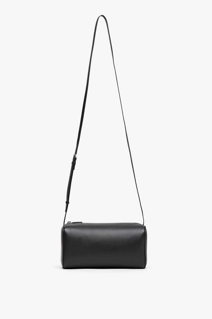 90'S black leather crossbody bag