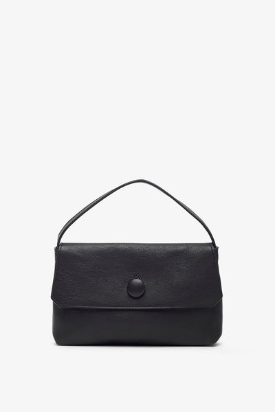 The Row | Sally black leather mini bag | Savannahs
