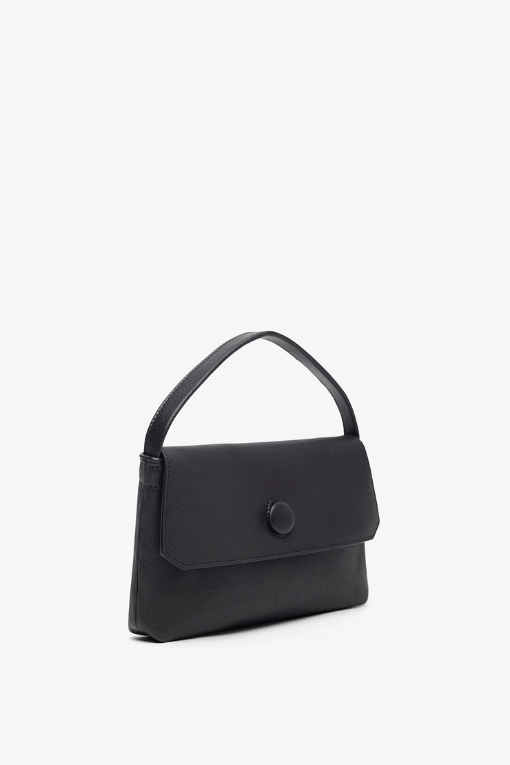 Sally black leather mini bag