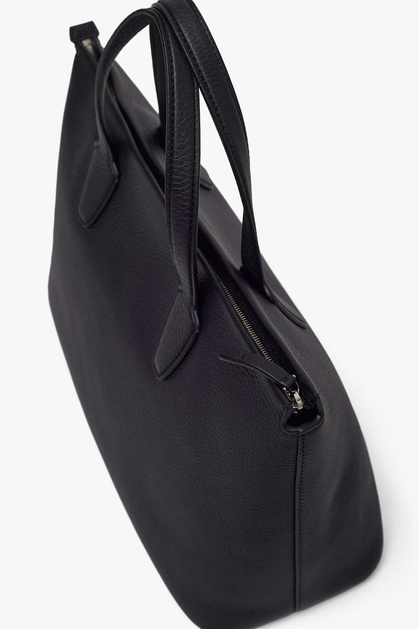 The Row | Marcel black top handle bag | Savannahs
