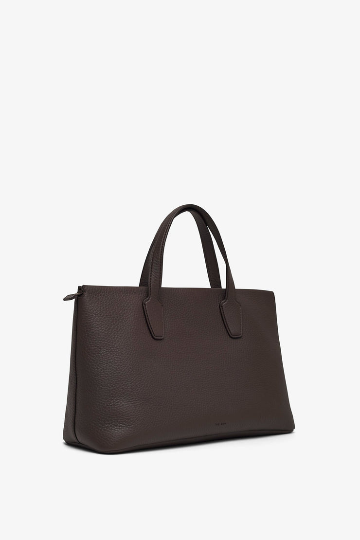 Marcel brown top handle bag