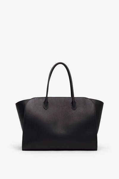 The Row | Marlo 17 black tote bag | Savannahs