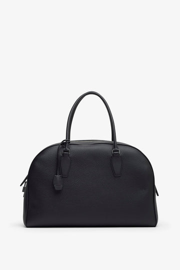India 15.75 black top handle bag