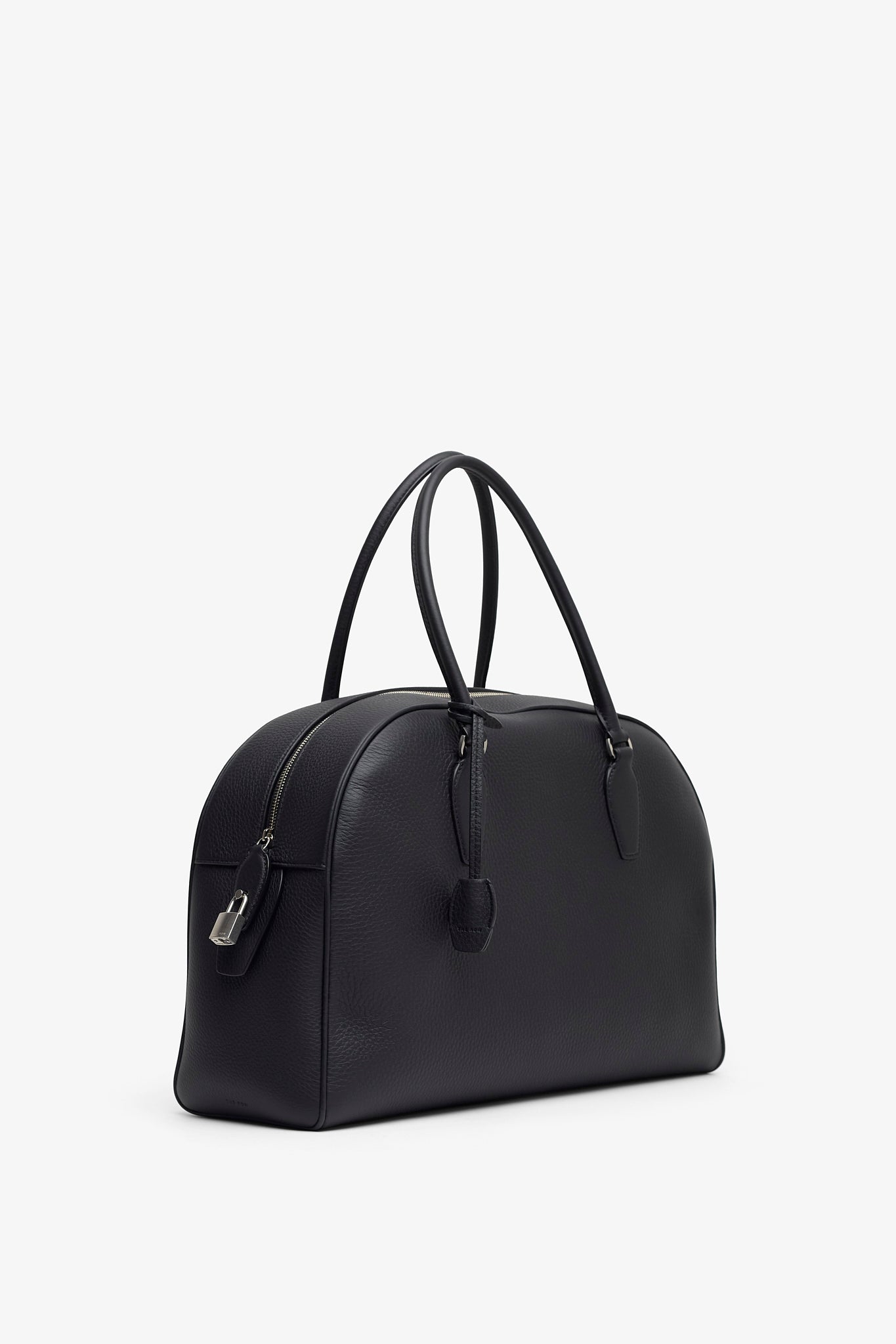 India 15.75 black top handle bag