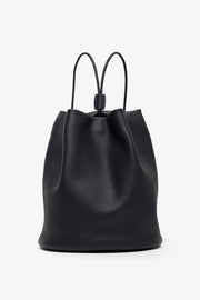 Joe black leather backpack
