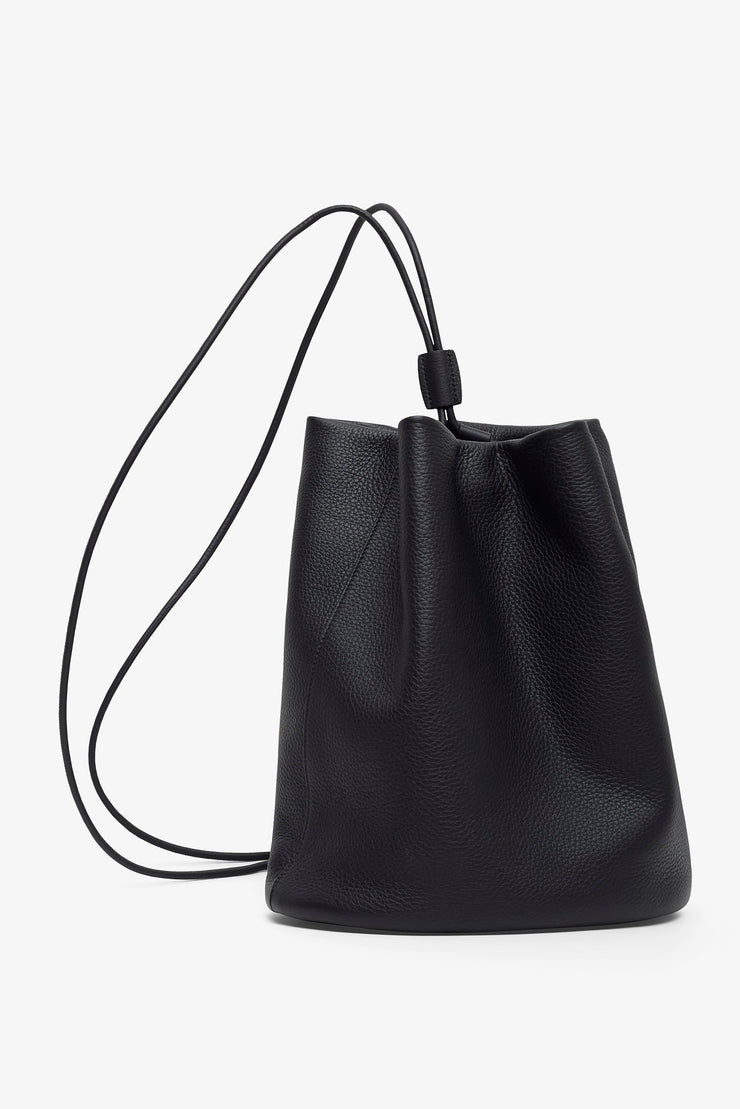 Joe black leather backpack