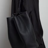 Joe black leather backpack