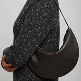 Small Izzy dark brown shoulder bag