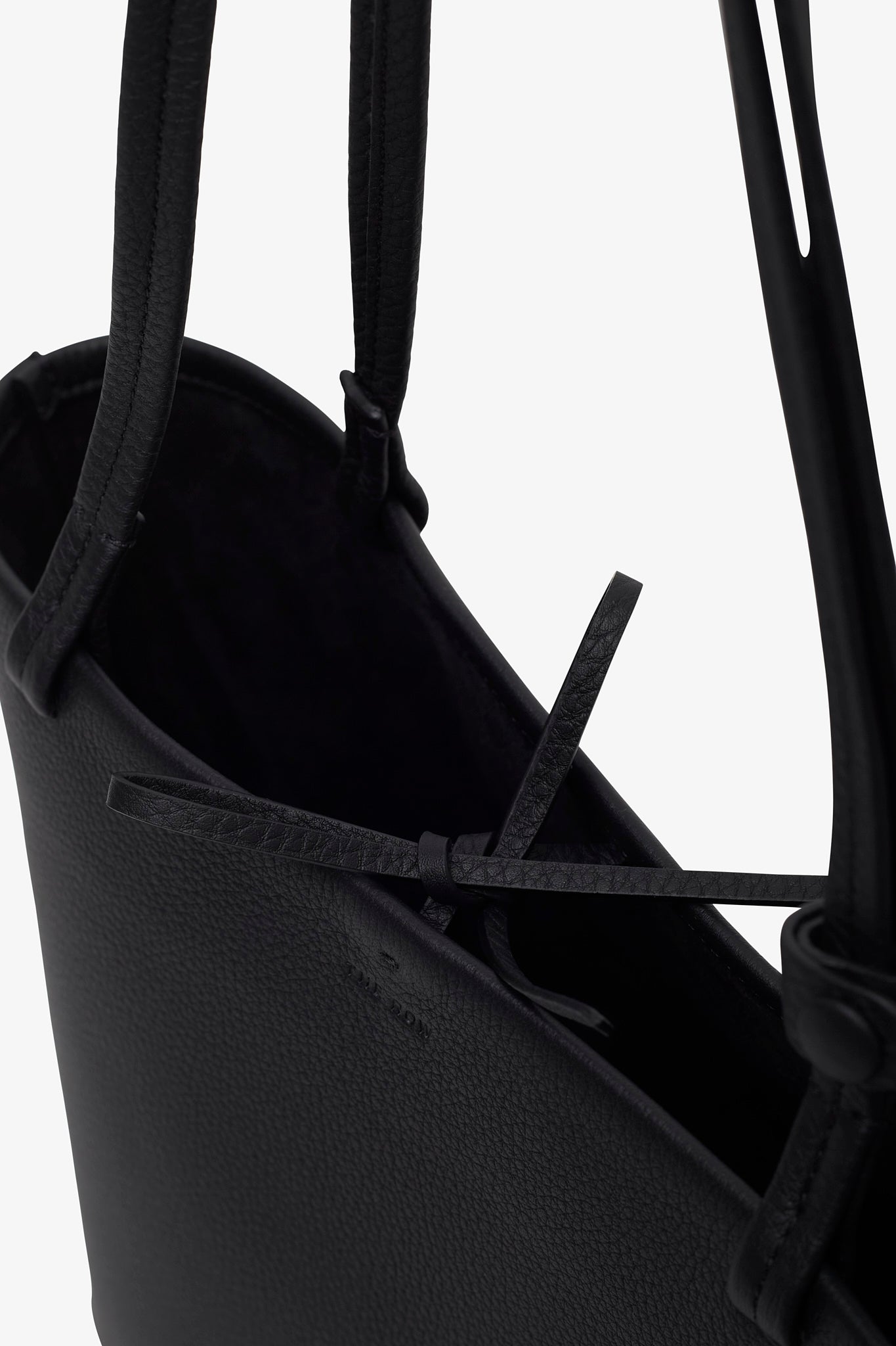 The Row | Medium Park Tote black bag | Savannahs