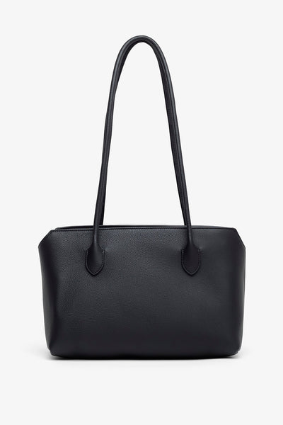 The Row | Terrasse black shoulder bag | Savannahs