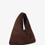 Small Bindle brown suede shoulder bag