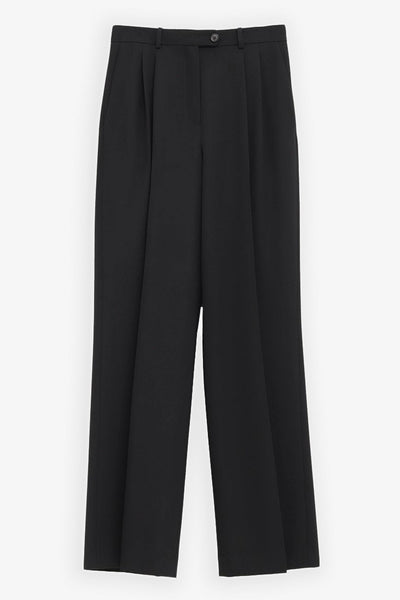 Virgil black wool pants