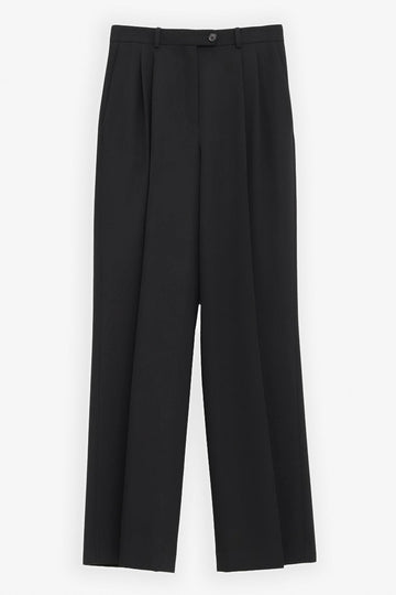 Virgil black wool pants