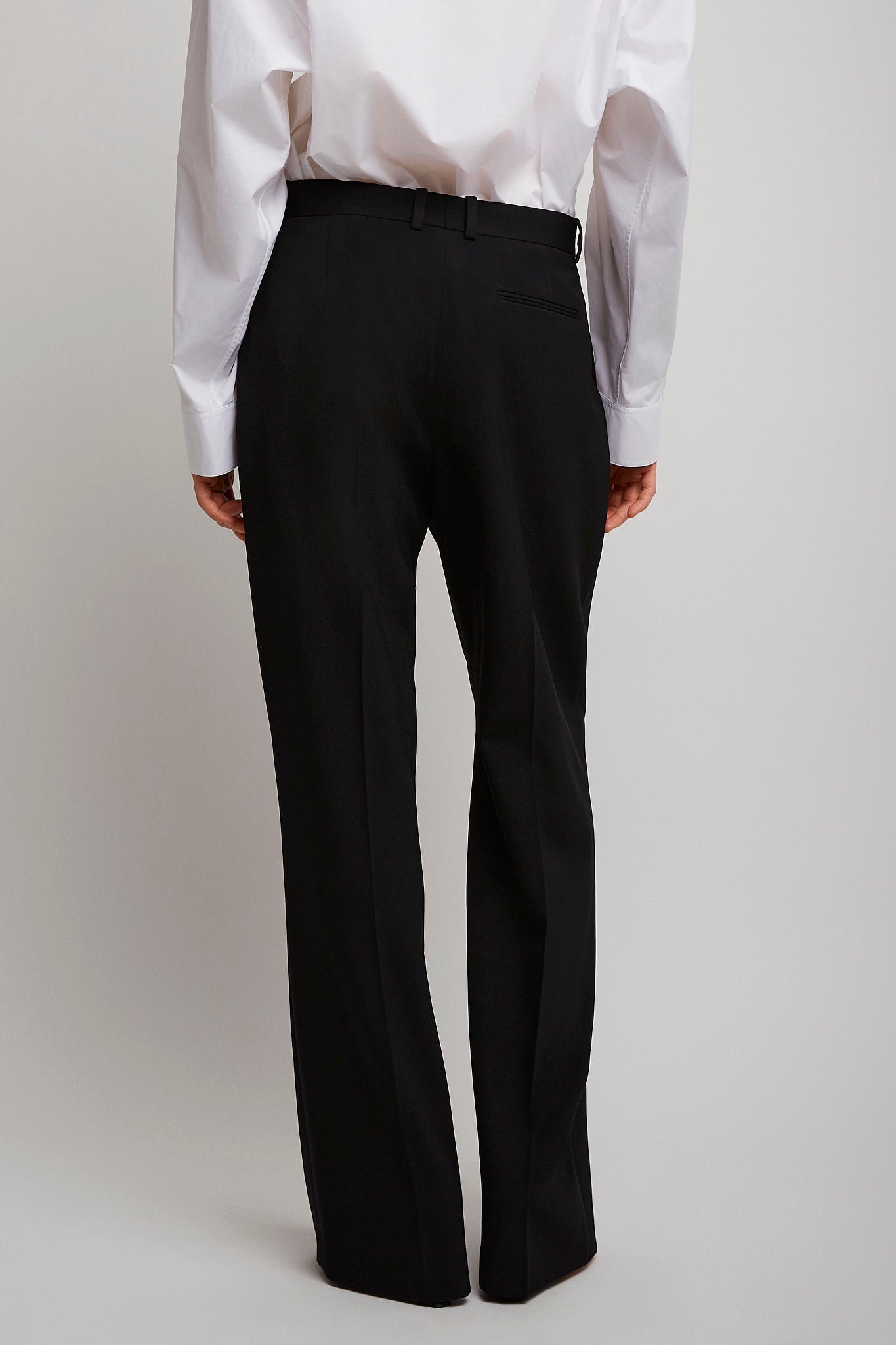 Virgil black wool pants