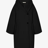 Regino black wool coat
