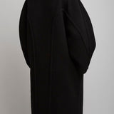 Regino black wool coat
