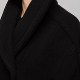 Regino black wool coat