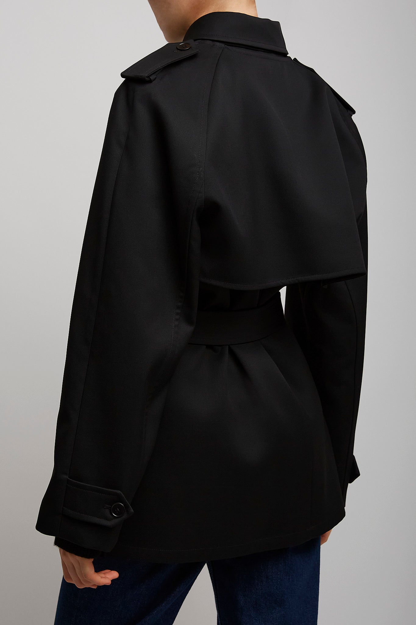 Usuaia black wool jacket