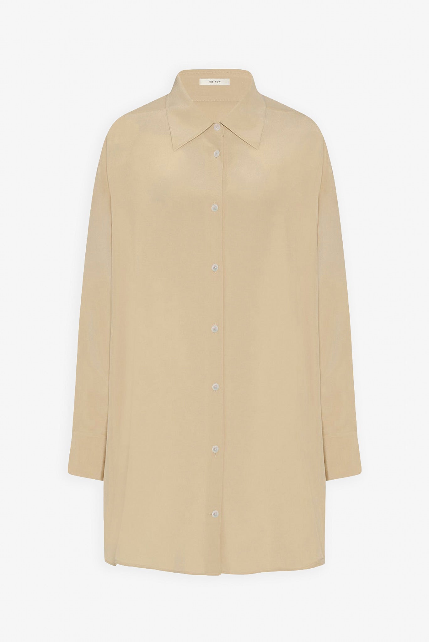 Luka butter beige silk shirt