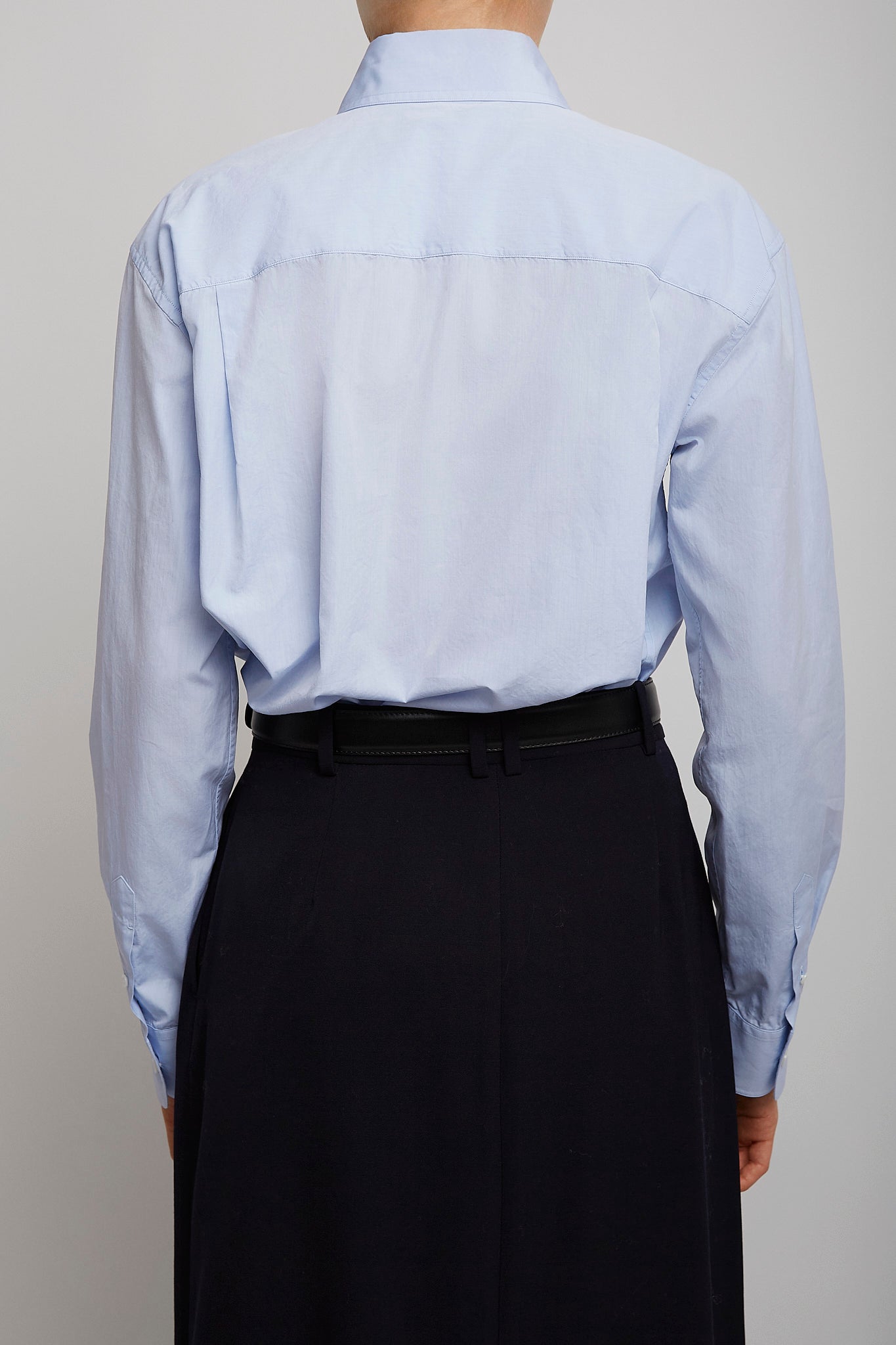 Gavina light blue cotton shirt