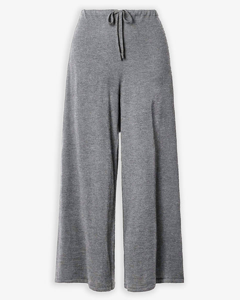The Row | Lanuit grey melange cashmere pants | Savannahs