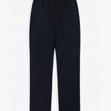Orieno dark navy wool pants