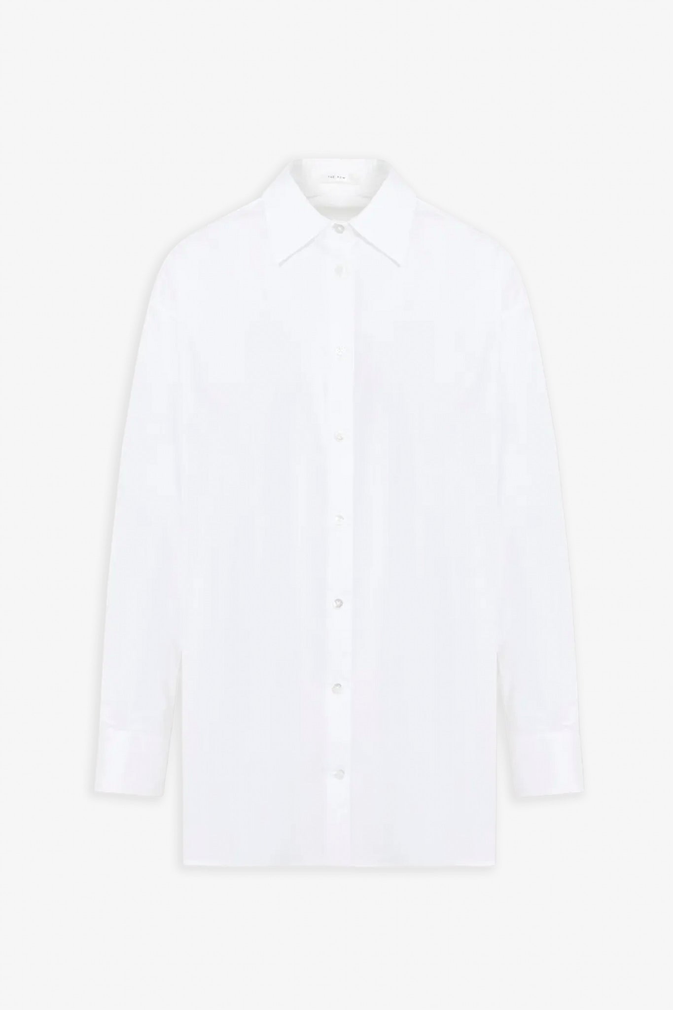 Luka white cotton poplin shirt