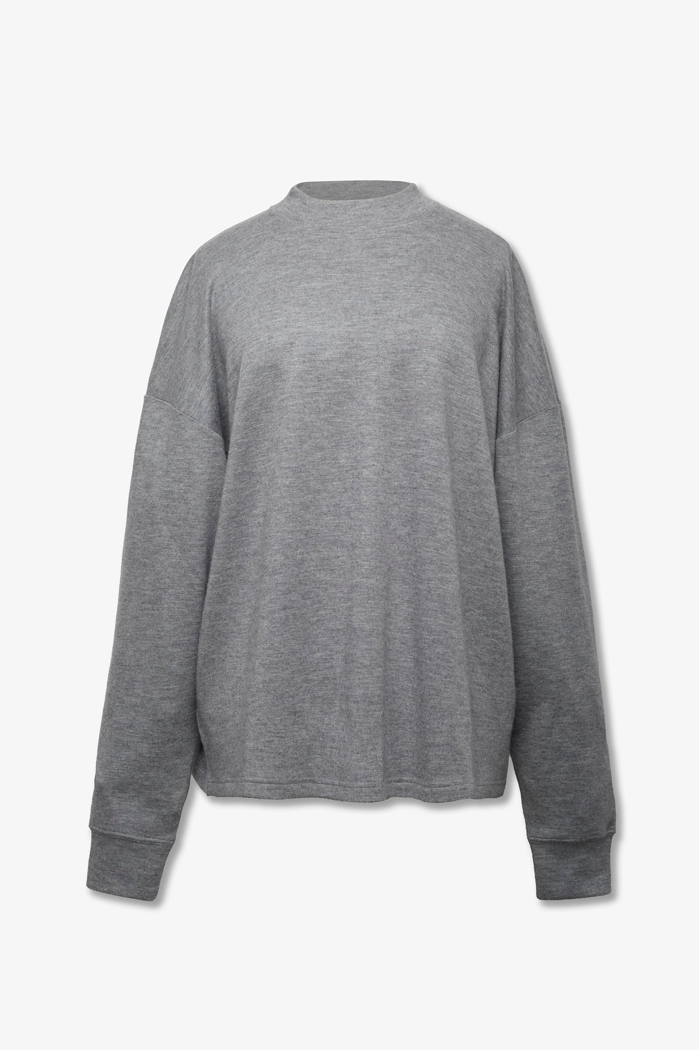 Raveena grey cashmere top