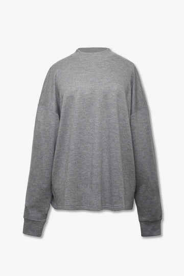 Raveena grey cashmere top