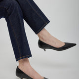 Liisa Kitten Two black pumps