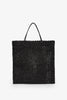 Barn Mini black raffia tote bag